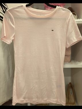 Tommy Hilfiger Pale Pink Short Sleeve Tee